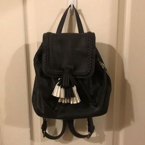 Faux leather Boho backpack purse